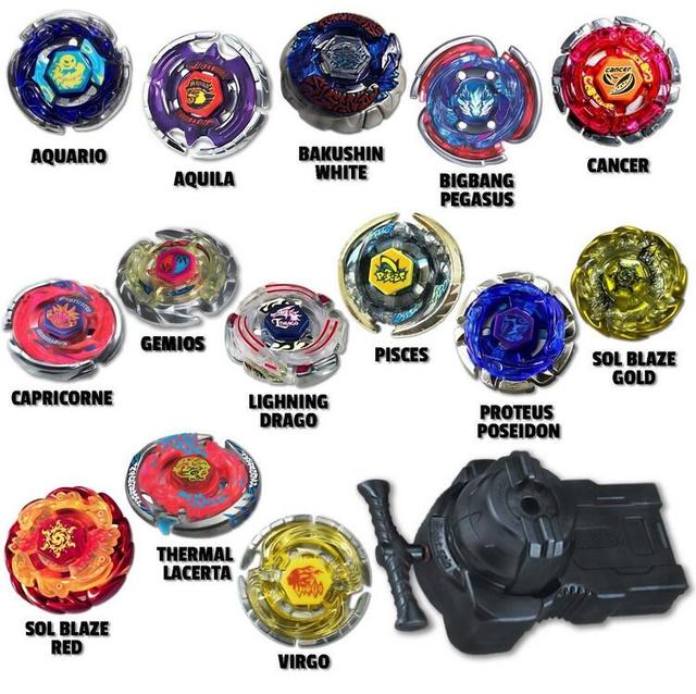 Spinning Top Beyblade Metal Fusion Launcher